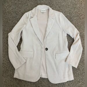 Industry cream corduroy blazer